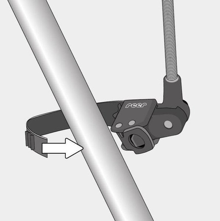 Reer Parasolka Przeciwsłoneczna do Wózka UV50+ Szara