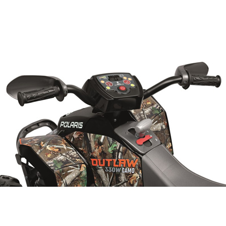 PegPerego Polaris Outlaw 12v Camo Quad