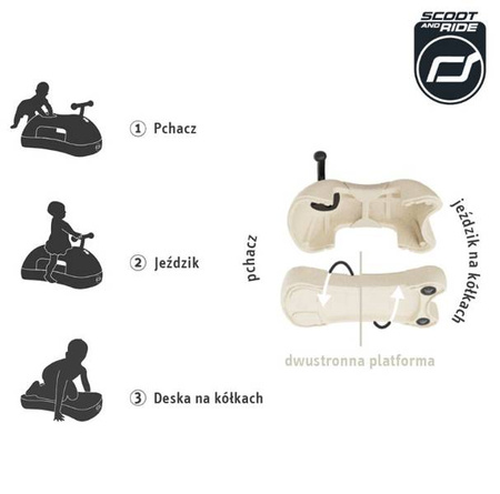 Scootandride My First Wielofunkcyjny Jeździk Sand