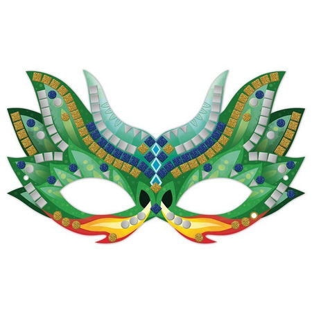 Janod Zestaw kreatywny Mozaika Maski 7+