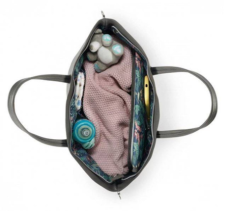 Kinderkraft Treasurebag Torba Dla Mamy z Przewijakiem Nature Vibes Dark Grey