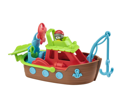 Klorofil Kuter Rybacki 3w1 Zabawki Kąpielowy