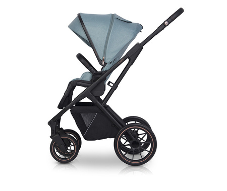 Cavoe Axo Shine Wózek Głęboko-Spacerowy 2w1 + Torba + Adaptery Boho Green