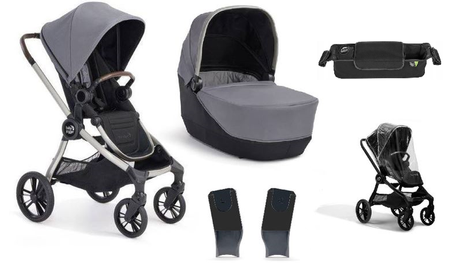Baby Jogger City Sights Wózek Głęboko-Spacerowy Dark Slate + Wybrane Akcesorium za 1zł!