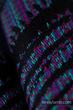 LennyLamb Nosidełko LennyHybrid Half Buckle, Splot żakardowy, 100% Bawełna Eco Eclectic