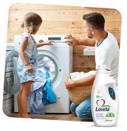Lovela Family Płyn do Prania 1,85 l. Do Koloru