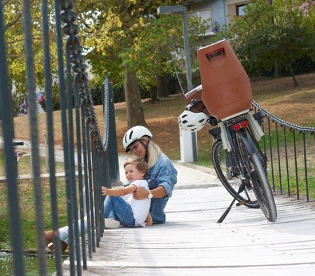 Bobike Fotelik Rowerowy Exclusive Maxi Plus Led 1p Rama Urban Black