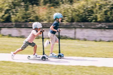 Scootandride Highwaykick 3 LED Hulajnoga Składana ze Świecącymi Kółkami 3+ Ash