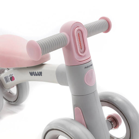 Adamex Welly Rowerek Biegowy Grey&Pink
