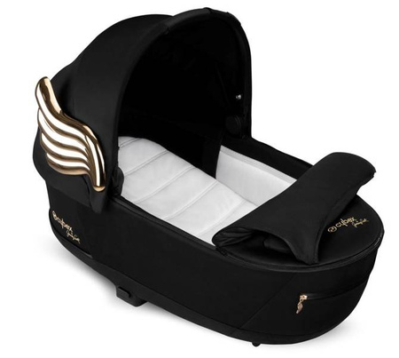 Cybex e-Priam 4.0 Wózek Głęboko-Spacerowy Rama + Tapicerka + Gondola 2w1 Black Wings by Jeremy Scott