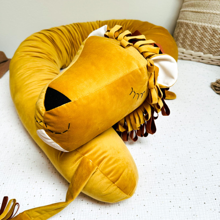 SenLove Poduszka Wałek Ochraniacz do Łóżka Lew