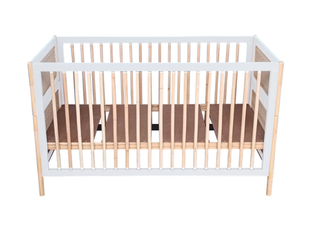 Theo Bebe Oceania Wielofunkcyjne Łóżeczko Ratanowe 70x140cm Neige