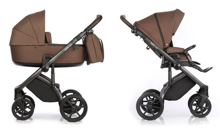 Roan Bass Next Wózek Głęboko-Spacerowy 2w1 Mocca