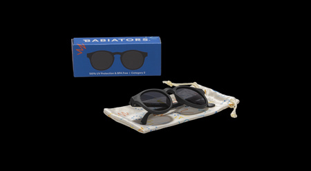 Babiators Keyhole O-KEY001-S Smoke Lens Rozmiar 0-2+ Jet Black