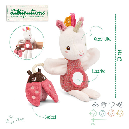 Lilliputiens Pacynka aktywizująca Jednorożec Lena 6 m+
