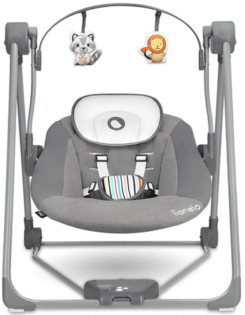 Lionelo Otto Huśtawka Bujaczek Leżaczek Grey Concrete