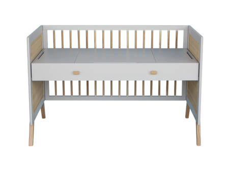 Theo Bebe Marelia Wielofunkcyjne Łóżeczko Ratanowe 70x140cm Moon