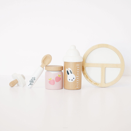 Le Toy Van Drewniany Zestaw do Karmienia Lalek
