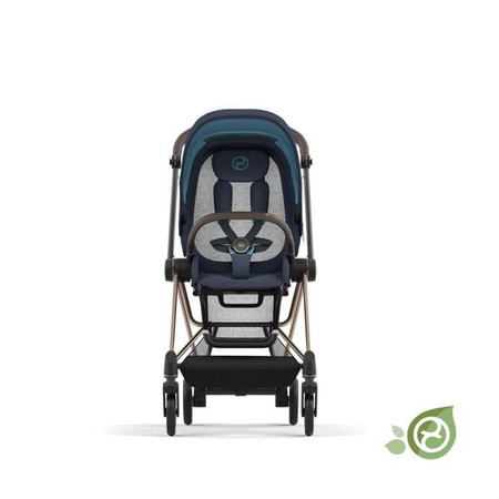 Cybex Mios Wózek Głęboko-Spacerowy Rama 3.0 + Gondola 2.0 Lux Indigo Blue + Tapicerka 3.0 Siedziska Eco Dark Navy