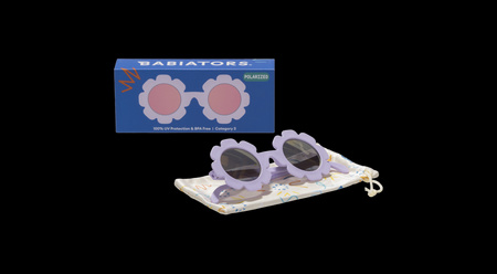 Babiators Flower Polaryzacja Lavender Mirrored Lens P-FWR503-S Rozmiar 0-2+ Irresistible Iris
