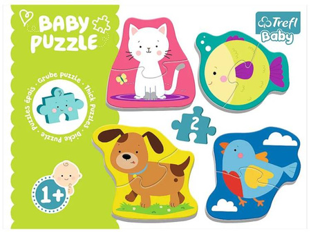 Trefl Zwierzątka Baby Classic Puzzle 1+