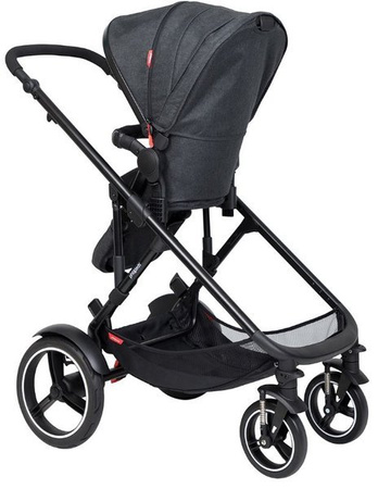 Phil&Teds Voyager Wózek Głęboko-Spacerowy + Fotelik Alpha 0-13kg Zestaw 3w1 Różowy