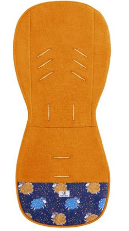 Simple Wool Wkładka Termoaktywna Antypotowa Do Wózka Pomarańczowe Owoce