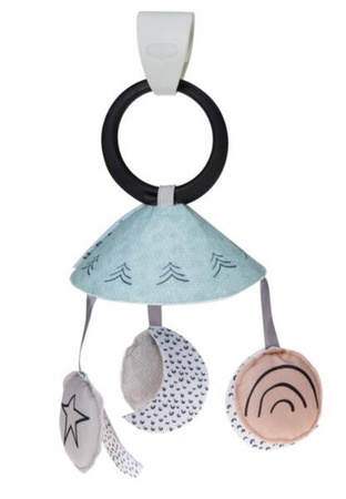 Tiny Love Décor Gimnastyka / Mata Edukacyjna z Pałąkami Czarno-Biała