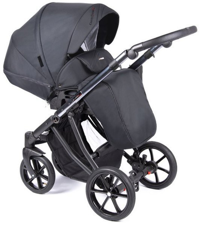 Coletto Dante Wózek Głęboko-Spacerowy 2w1 D-08 Czarno-Grafitowa Rama