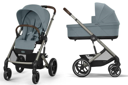 Cybex Balios S Lux Wózek Głęboko-Spacerowy Stormy Blue 2024