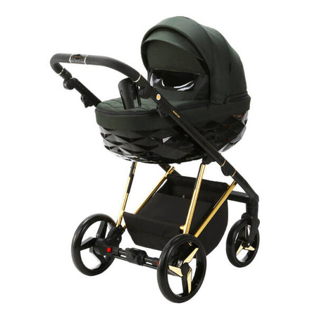 Adamex Quantum Special Edition Wózek Głęboko-Spacerowy 2w1 Zielony TK-752