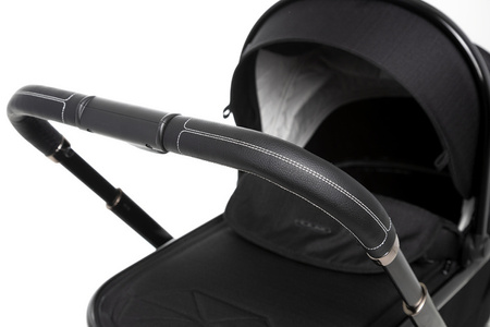 Muuvo Quick SE 2 Wózek Głęboko-Spacerowy Diamond Graphite + Cybex Aton B2 i-Size Fotelik Samochodowy 0-13kg + Baza One Volcano Black