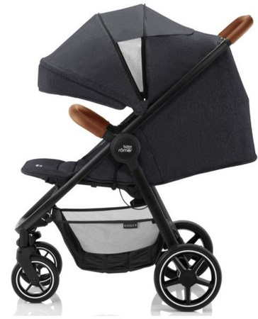 Britax Romer B-Agile R Wózek Spacerowy Black Shadow/Brown