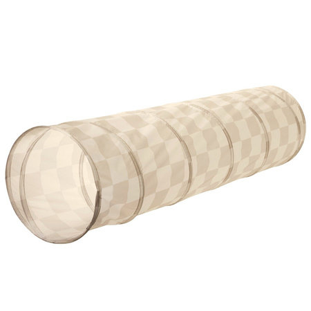 3 Sprouts Tunel Do Zabawy Checkerboard Beige