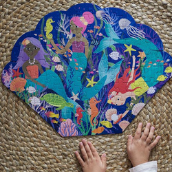 Mudpuppy Puzzle konturowe Zatoczka syren 75 elementów 5+