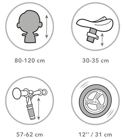 Kidwell Rebel Rowerek Biegowy Funny Land