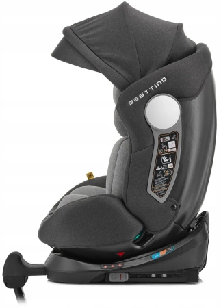 Sesttino Hexagon Pro i-Size Fotelik Samochodowy Gray/Black 0-36 kg