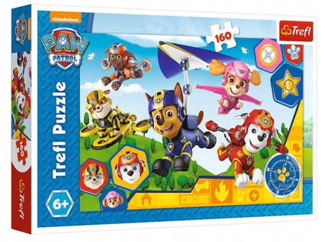 Trefl Puzzle 160 Elementów Psi Patrol Gotowi Do Pomocy 15363