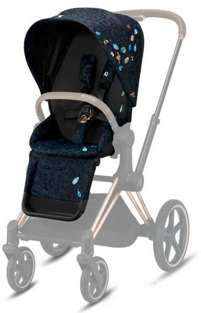 Cybex e-Priam 3.0 Wózek Głęboko-Spacerowy Rama + Tapicerka + Gondola 2w1 Jewels of Nature