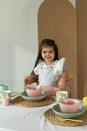 Baby Wood Slim M Kitchen Helper Różowy