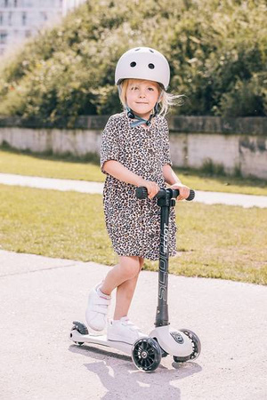 Scootandride Highwaykick 3 LED Hulajnoga Składana ze Świecącymi Kółkami 3+ Ash