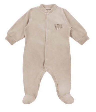 Pajac Baby Love Welurowy Beż r.62