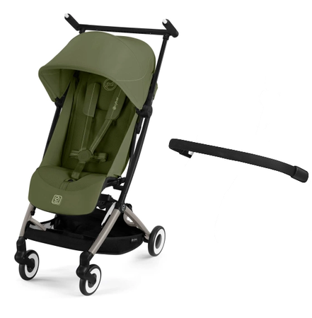 Cybex Libelle 2025 Wózek Spacerowy Rama Taupe Moss Green + Cybex Pałąk