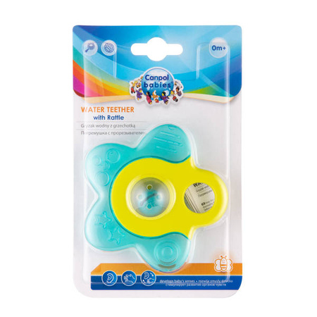 Canpol Babies Gryzak wodny z grzechotką Gwiazda Turkusowy