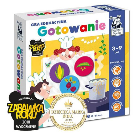 Kapitan Nauka Gotowanie Gra Edukacyjna 3-9 Lat