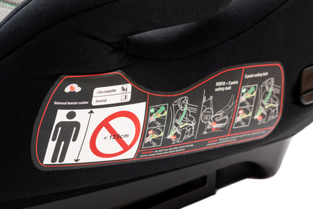 Oximo Aksobisco Fotelik Samochodowy Podstawka 15-36 kg Czarno-Szary