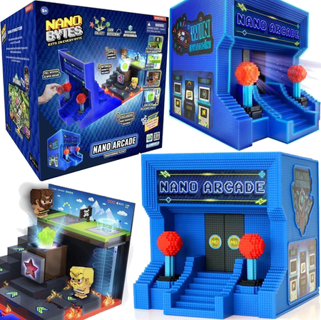 Kandy Nano Bytes Arcade Salon Gier Rozkładany Gra Piksel