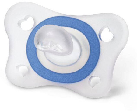 Chicco Smoczek Uspokajający Physioforma Mini Soft Silikonowy 2-6m Lumi 2 Szt Girl