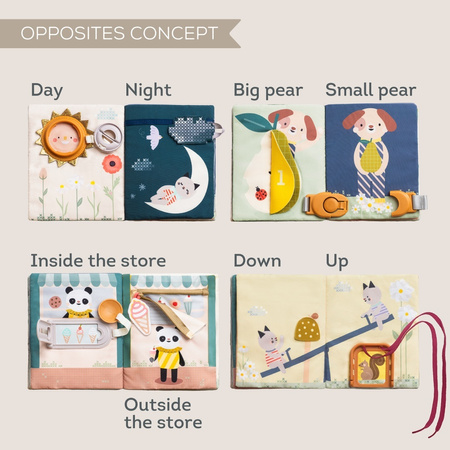 Taf Toys Fantasy Busy Book Książeczka Edukacyjna 18m+