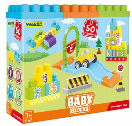 Wader Baby Blocks Klocki 50 szt.